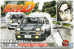 Збірна модель 1/24 автомобіль Initial D Fujiwara Takumi AE86 Trueno Specification Aoshima 05961
