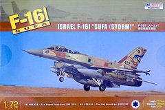 Збірна модель 1/72 винищувач F-16I Sufa Israel F-16I "Sufa (Storm)" Kinetic 72001