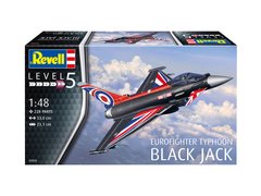 Збірна модель 1/48 літак винищувач Eurofighter Typhoon „Black Jack“ Revell 03820