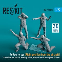 1/72 scale model yellow jerseys (right of the plane) (4 pcs) Reskit RSF72-0017