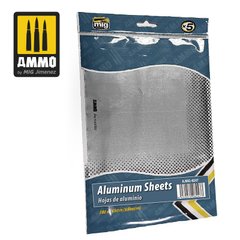 Самоклеящаяся лента для имитации алюминиевой отделки (Aluminium Sheets 280mm x 195mm) Ammo Mig 8247