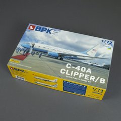 Збірна модель 1/72 літак Boeing C-40A CLIPPER/ B BPK7224