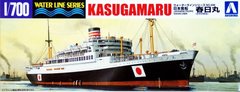 Сборная модель 1/700 корабль Japanese Pacific Ocean Liner Kasugamaru Aoshima 04572