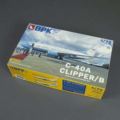 Сборная модель 1/72 самолет Boeing C-40A CLIPPER/ B BPK7224