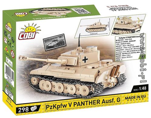 Навчальний конструктор Historical Collection World War II 2713 Panzer V Panther Ausf. G COBI 2713