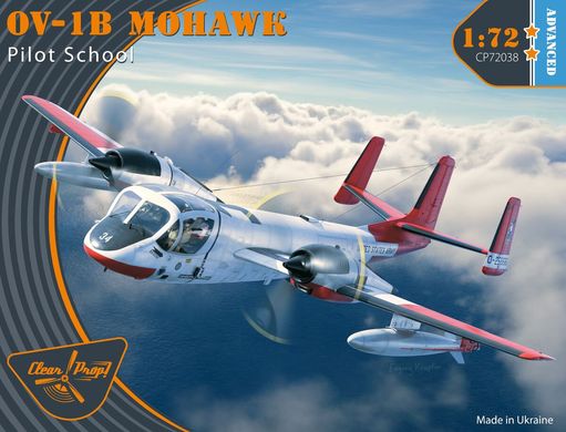 Збірна модель 1/72 Літак OV-1B Mohawk "Школа пілотів" Clear Prop 72038