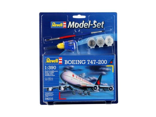 Стартовый набор Модель самолёта Boeing 747-200 Revell 64210 1:390