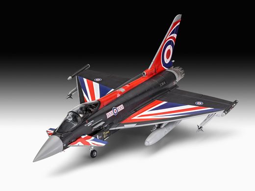 Assembled model 1/48 plane fighter Eurofighter Typhoon "Black Jack" Revell 03820