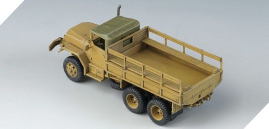 Prefab model 1/72 2.5 ton truck USA M35 Academy 13410