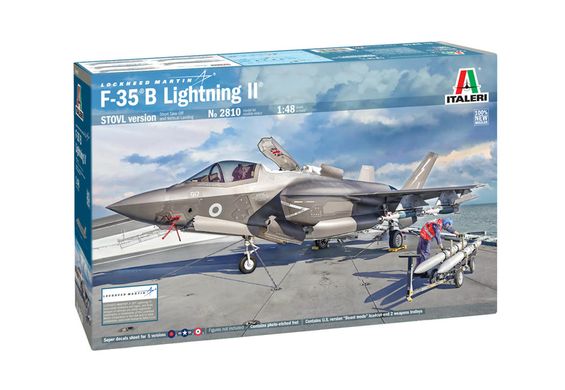 Збірна модель 1/48 літак F-35 B Lightning II Italeri 2810