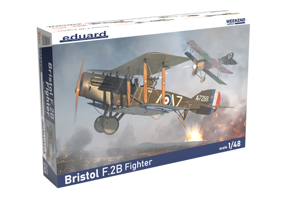 Assembled model 1/48 Bristol F.2B Fighter WEEKEND edition Eduard 8452