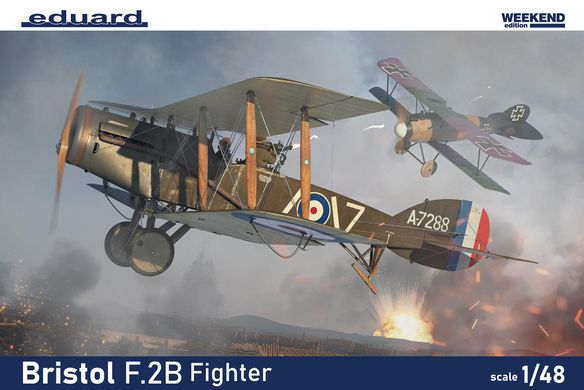 Assembled model 1/48 Bristol F.2B Fighter WEEKEND edition Eduard 8452