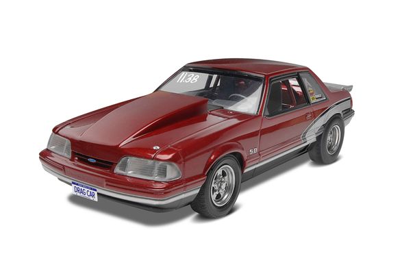 Diecast model car 1/25 1990 Mustang LX 5.0 Drag Racer Revell 14195