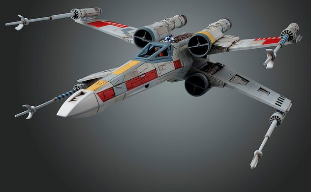 Prefab model 1/72 Star Wars X-Wing fighter Bandai 0191406 Revell 01200