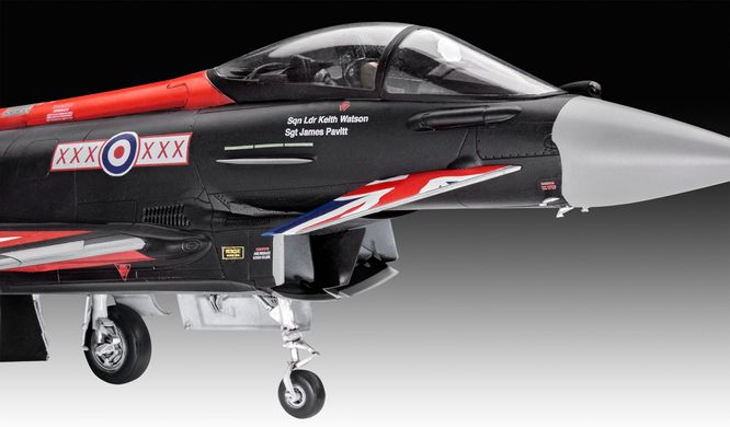 Сборная модель 1/48 самолет истребитель Eurofighter Typhoon Black Jack Revell 03820