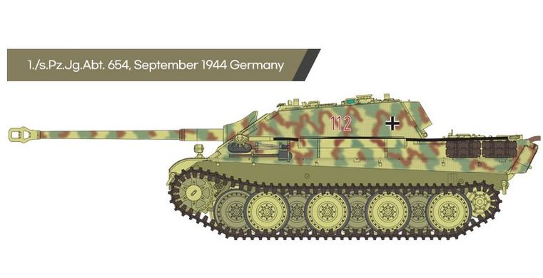 Збірна модель 1/35 танк Sd.Kfz 173 Jagdpanther Ausf.G 1 Academy 13539