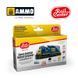 Набір фарб для локомотивів Classic American Railroad Companies &ndash; Locomotives Vol.1 Ammo Mig R1007