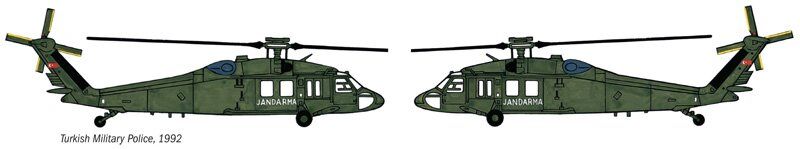 Сборная модель вертолета 1:72 UH 60 Desert Hawk Italeri 71025
