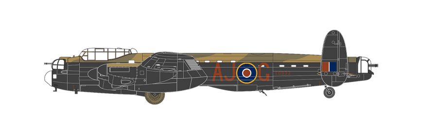 Збірна модель 1/72 літак Avro Lancaster B.III (SPECIAL) 'THE DAMBUSTERS' Airfix A09007A