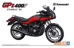 Збірна модель 1/12 мотоцикл Kawasaki ZX400A2 GPz400F '84 Aoshima 06433