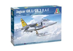 Збірна модель літака 1/72 Jaguar GR.1 / GR.3 R.A.F. Italeri 1459