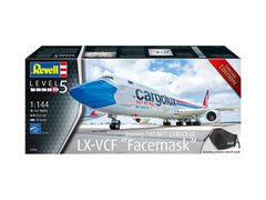 Збірна модель літака Boeing 747-8F Cargolux "Facemask" Revell 03836 1: 144