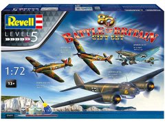 Revell 05691 1:72 Battle of Britain 80th Anniversary Gift Set Airplane Model Building Kit