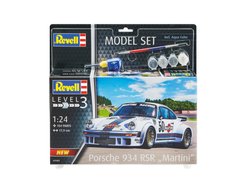 Стартовий набір для моделізму 1/24 автомобіль Porsche 934 RSR "Martini" Revell 67685