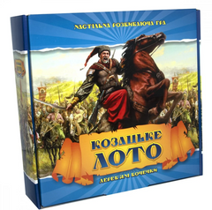 Настольная игра Strateg Лото Казацкое с деревянными бочонками на украинском языке (341)