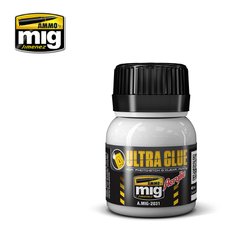 Клей Ultra Glue для пищеварения, прозрачных деталей (акриловый клей на водной основе) Ammo Mig 2031