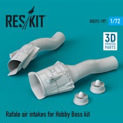 Масштабная модель воздухозаборника Rafale для комплекта Hobby Boss (3D-печать) (1/72) Reskit RSU72-0197, Нет в наличии