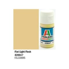 Акриловая краска светлая плоть матовая flat Light Flesh 20ml Italeri 4390