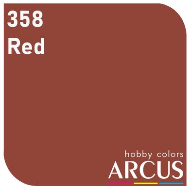 Эмалевая краска Red (красный) ARCUS 358