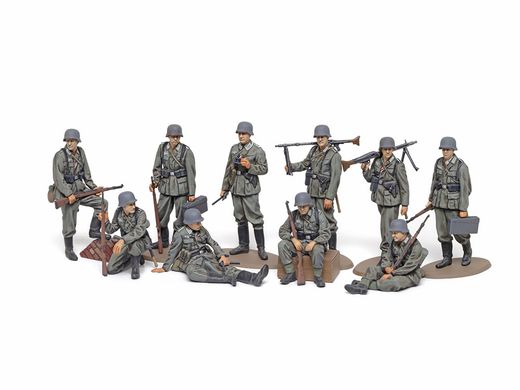 Сборная модель 1/48 набор пехоты WWII Wehrmacht Infantry Set Tamiya 32602