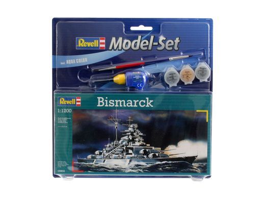 Prefab model 1/1200 Battleship Bismarck Revell 65802