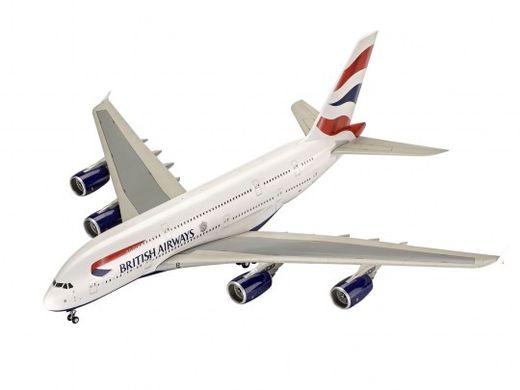 Prefab model 1/144 airplane Airbus A380-800 British Airways Revell 03922