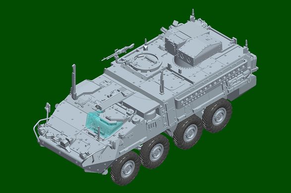 Assembled model 1/72 armored car M1134 Stryker Anti-Tank Guided Missile (ATGM) Trumpeter 07425