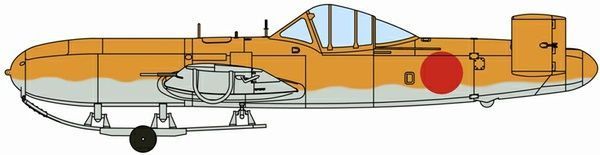 Assembly model 1:48 aircraft IJN MXY-7 Ohka - Unpowered Trainer Glider K1 Fine Molds FC07