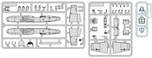 Assembly model 1:48 aircraft IJN MXY-7 Ohka - Unpowered Trainer Glider K1 Fine Molds FC07