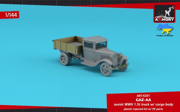 Збірна модель 1/144 вантажівка ГАЗ-АА Armory AR14201