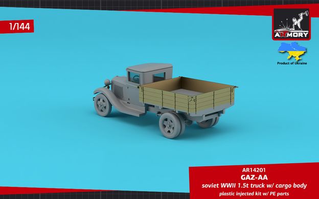 Збірна модель 1/144 вантажівка ГАЗ-АА Armory AR14201
