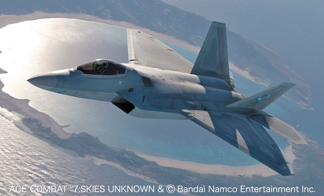 Збірна модель 1/48 літак Ace Combat 7 Skies Unknown F-22 Raptor "Mobius 1 IUN" Hasegawa SP571 52371