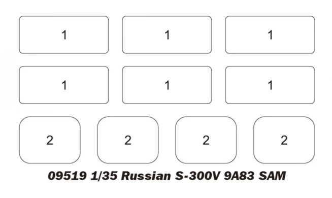 Збірна модель 1/35 зенітно-ракетний комплекс russian S-300V 9A85 SAM Trumpeter 09521