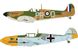 Збірні моделі літаків 1/72 Spitfire Mk.1a & Messerschmitt BF109E-4 Dogfight Стартовий набір Airfix A50135