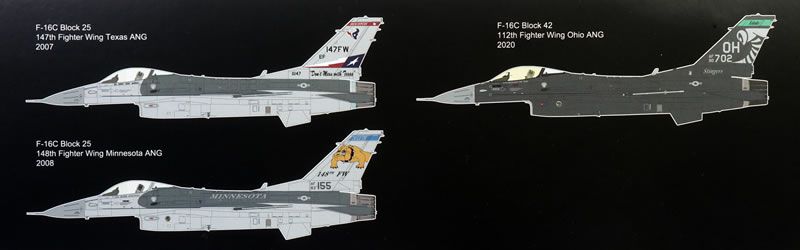 Prefab model 1/48 jet plane F-16C Block 25/42 USAF Kinetic K48102
