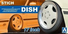 Комплект коліс 1/24 Stich Zauber Dish 17inch Aoshima 06117, В наявності