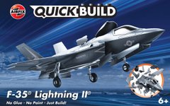 Сборная модель конструктор самолет F-35B Lightning II Quickbuild Airfix J6040