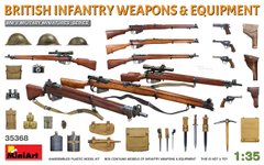 Набор 1/35 Британское пехотное оружие и снаряжение MiniArt 35368