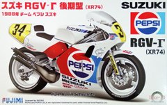 Сборная модель 1/12 мотоцикл Suzuki RGV-gamma (XR74) 1988 года Team Pepsi Suzuki Fujimi 14143