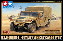 Збірна модель 1/48 військовий автомобіль US Modern 4x4 Cargo Type Tamiya 32563